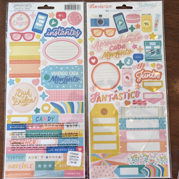 Scrapbooking American Crafts “Fantastico” Obed Marshall Paper Collection Bundle - Picture 4 of 6